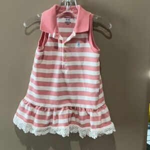 🌷RALPH LAUREN 2 PIECE BABY GIRL DRESS IN  SIZE 6 MONTHS